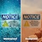 Signmission No Drugs No Alcoholic Beverages Allowed, 14 in W x Rectangle, Plastic OS-2PACK-NS-P-1014-L-16075 - alternate 2